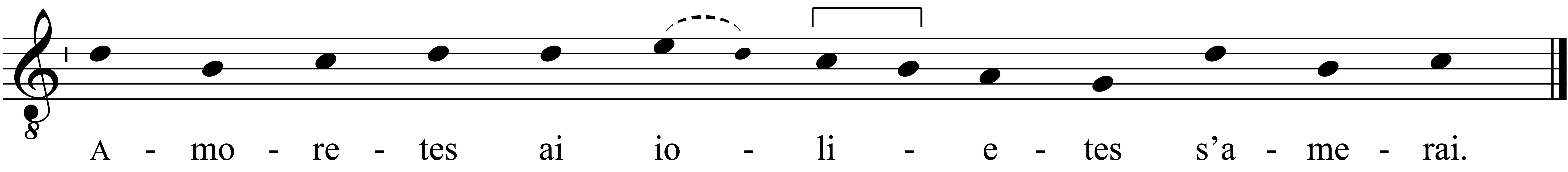 Refrain musical notation